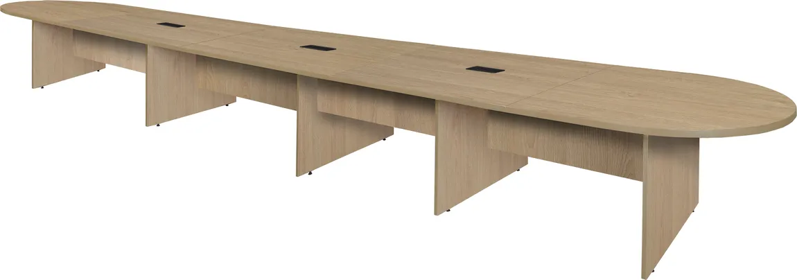 Racetrack Conference Table with Power