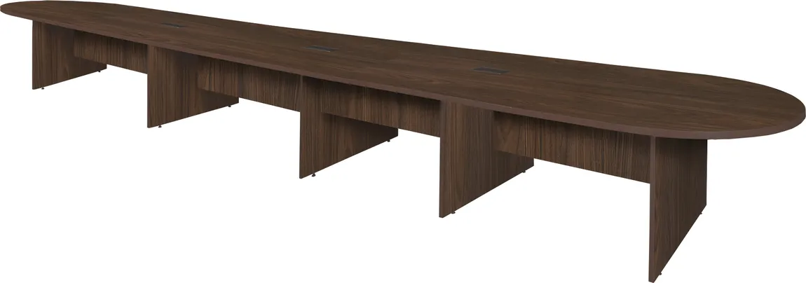 Racetrack Conference Table with Power