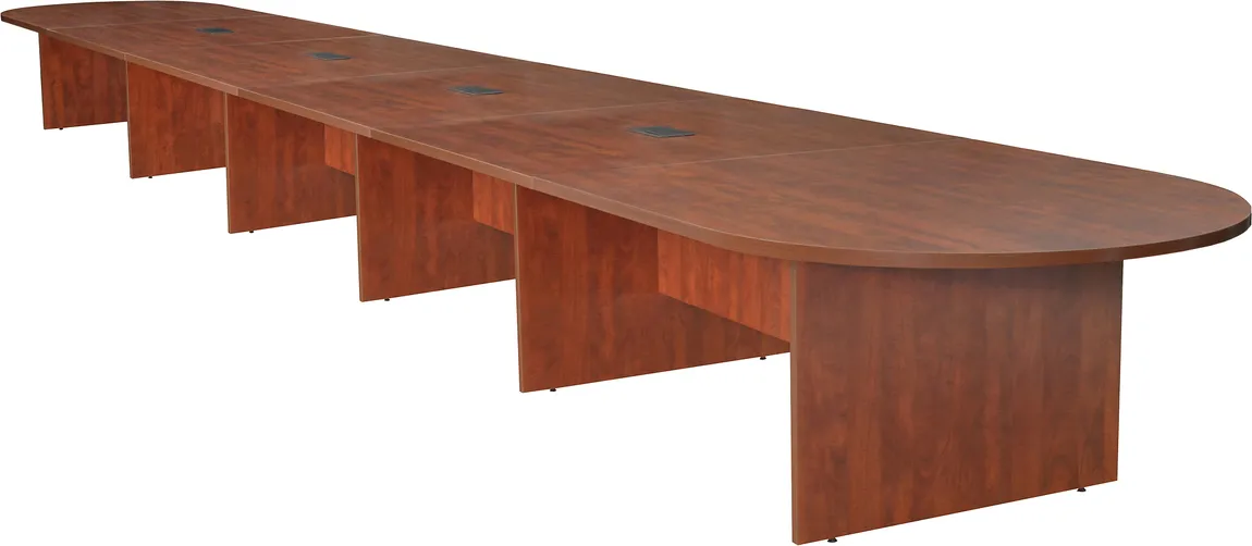 Racetrack Conference Table with Power