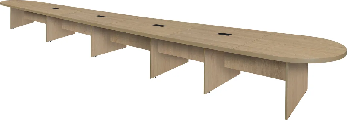 Racetrack Conference Table with Power