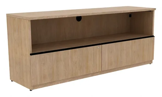 small credenza with drawers and open storage 14
