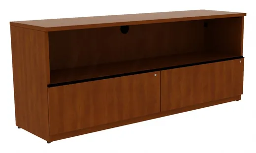 small credenza with drawers and open storage 17