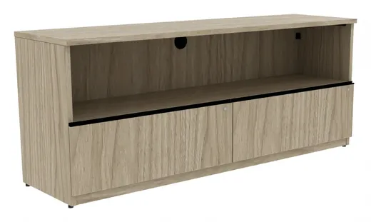 small credenza with drawers and open storage 19