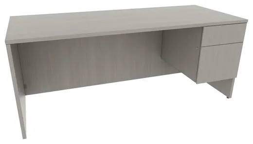 small rectangular desk with drawers 13