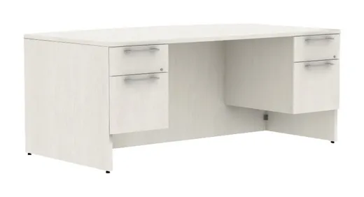 small bow front desk with drawers 15