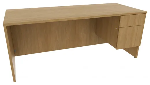 small rectangular desk with drawers 15