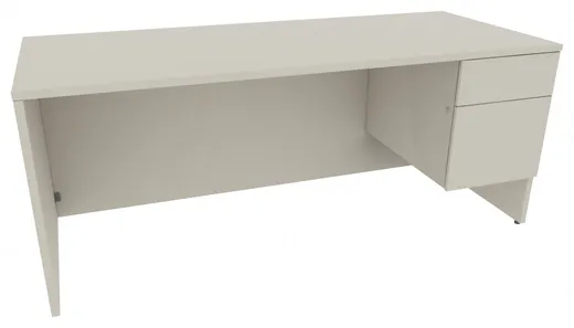 small rectangular desk with drawers 16