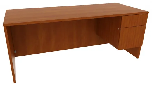 small rectangular desk with drawers 13