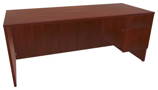 small rectangular desk with drawers 14