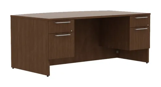 small bow front desk with drawers 11