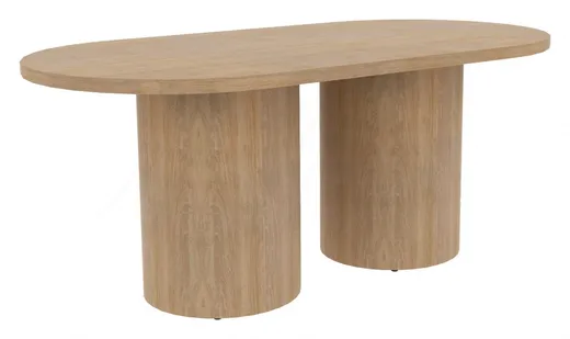 small racetrack conference table with drum base 15