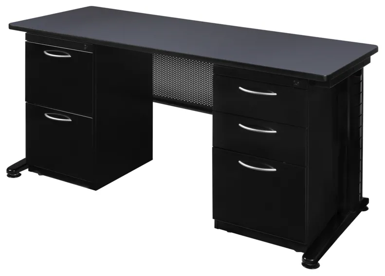 Double Pedestal Desk