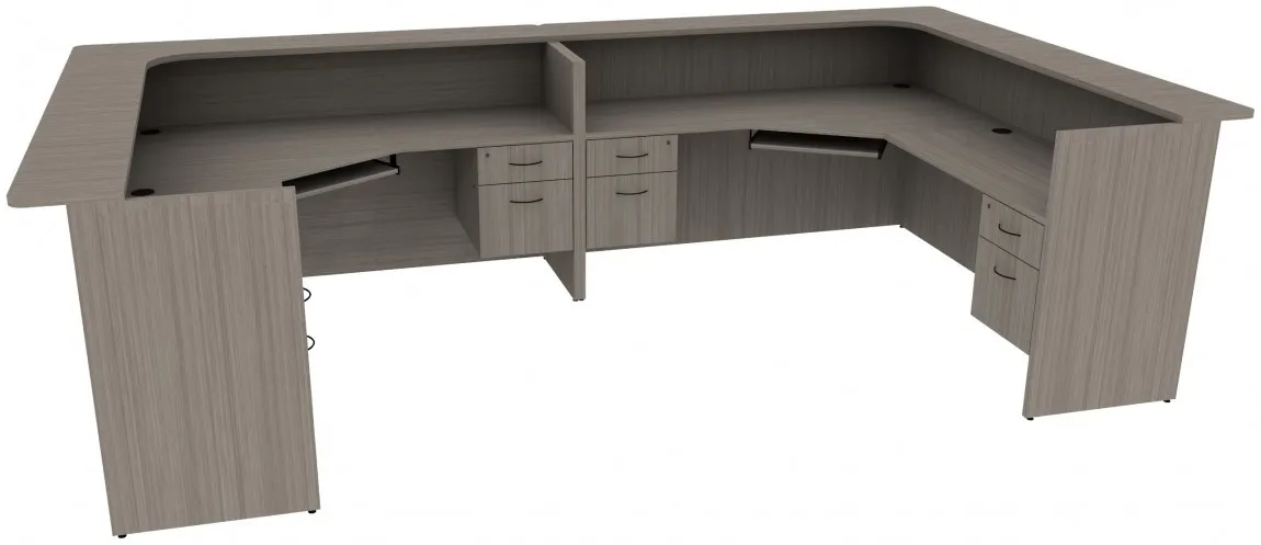 small 2 person reception desk 11