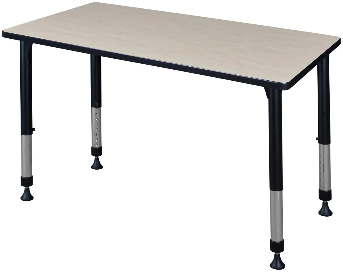 small adjustable height student table 12
