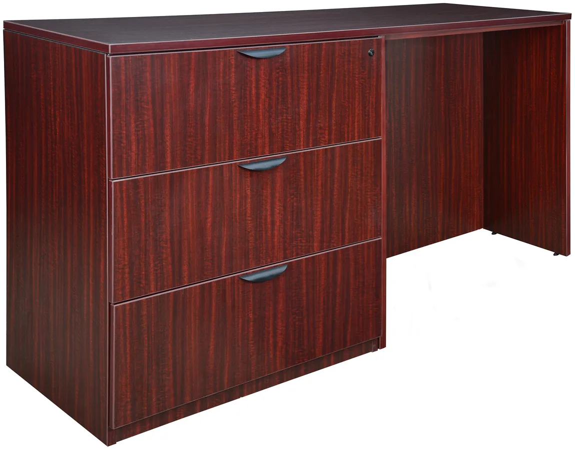 Standing Desk with File Cabinet