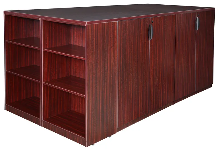 3 Storage Cabinet with Lateral File and Bookcase