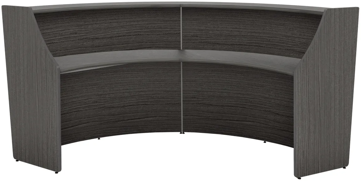 2 Person Curved Reception Desk