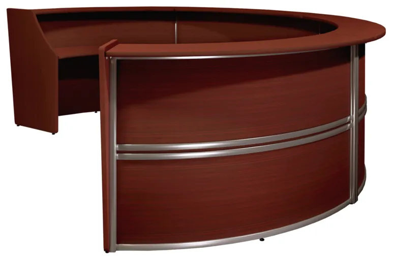 Curved Front Reception Desk