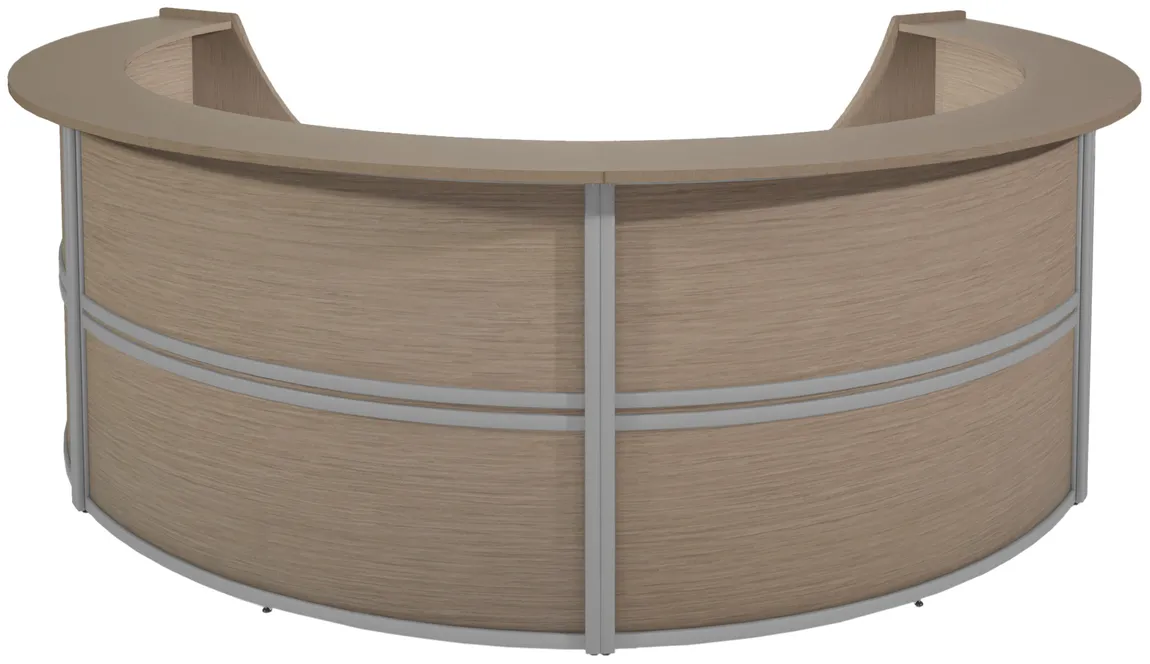 Curved Front Reception Desk