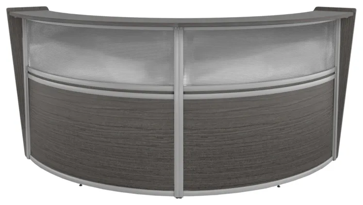 2 Person Curved Reception Desk