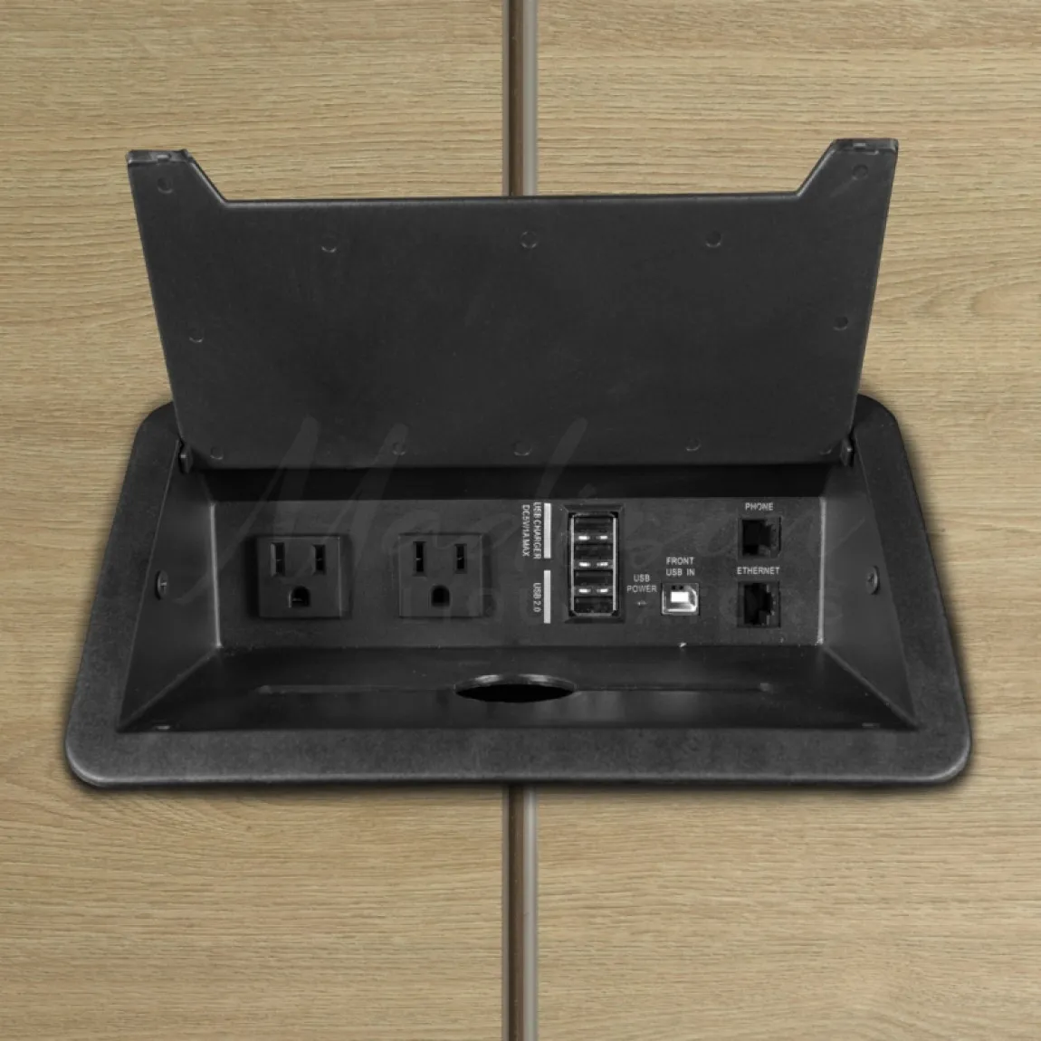 Small Conference Table with Power
