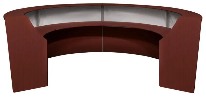 Curved Front Reception Desk