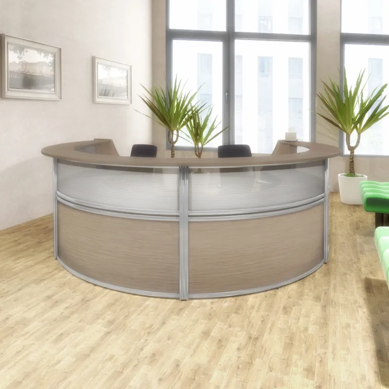 Curved Front Reception Desk