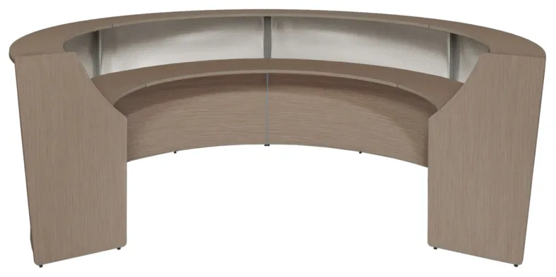 Curved Front Reception Desk