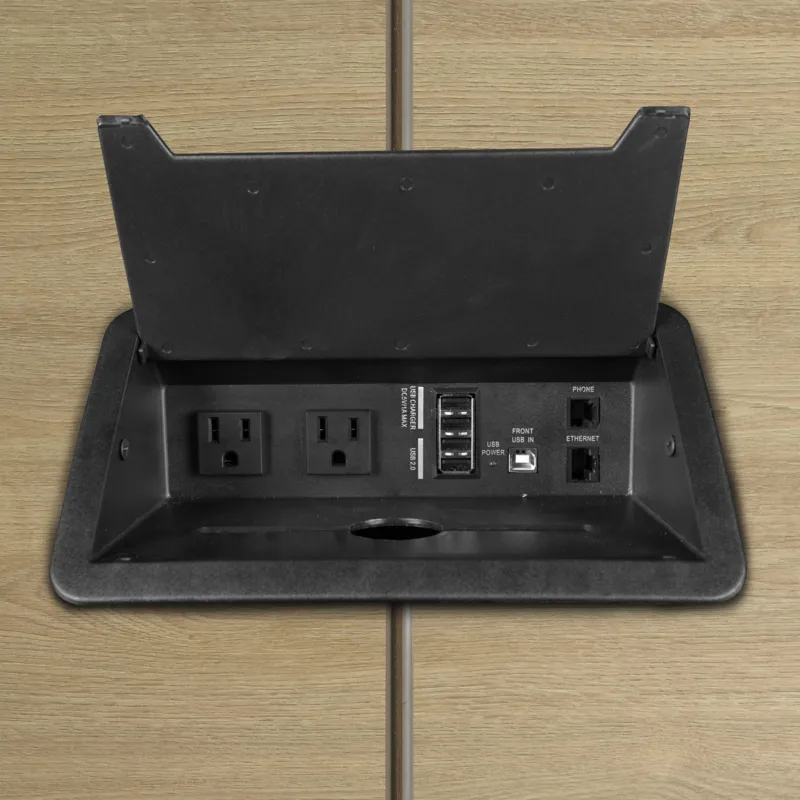 Large Conference Table with Power