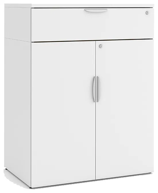 Tall Storage Cabinet with Drawer