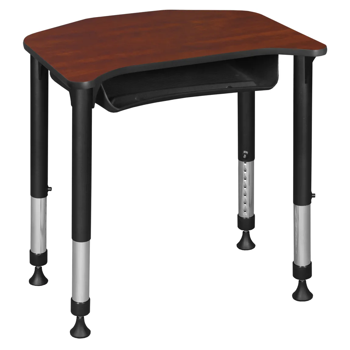 Height Adjustable Classroom Desk with Storage