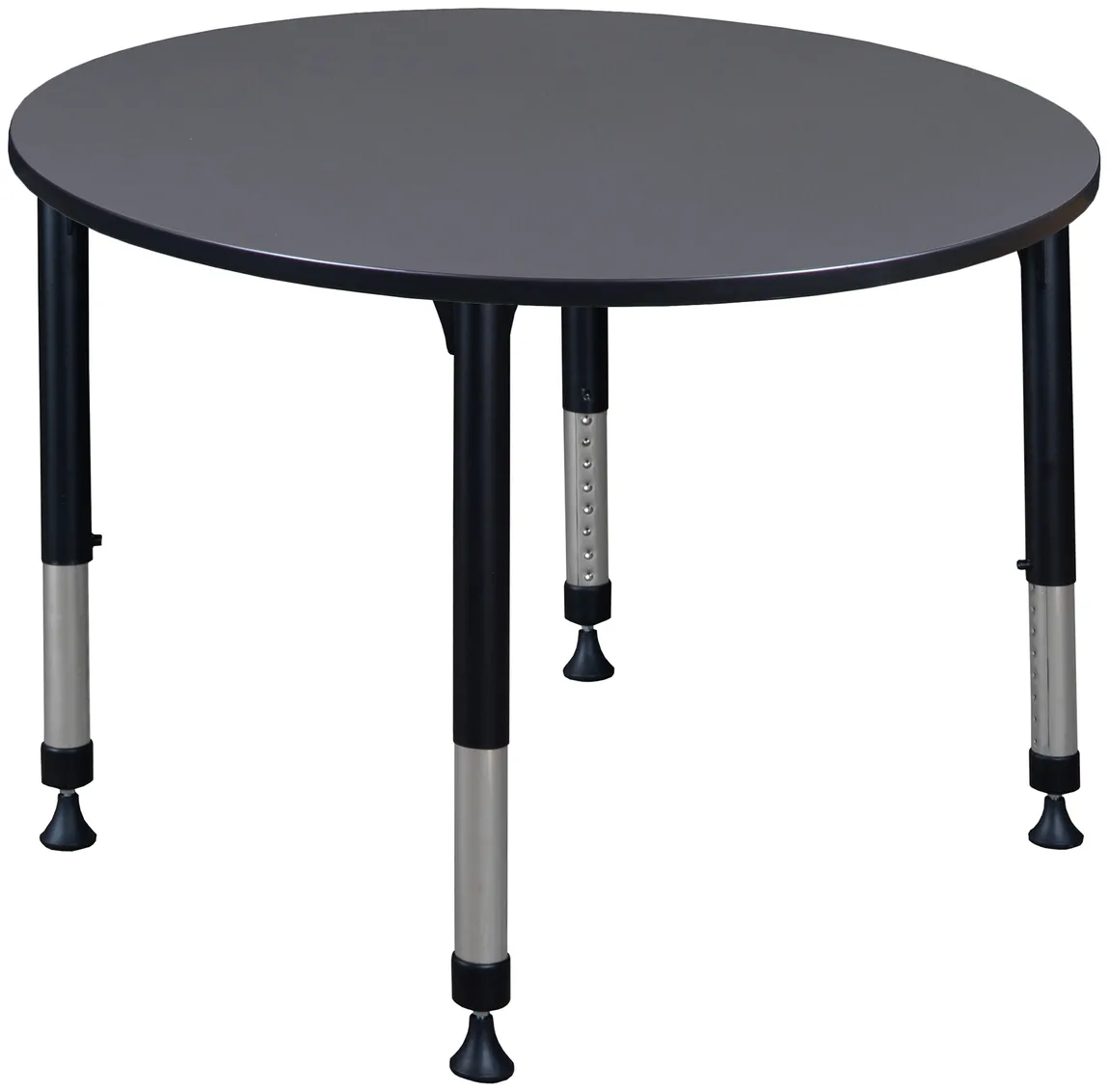 Adjustable Height Round Student Table