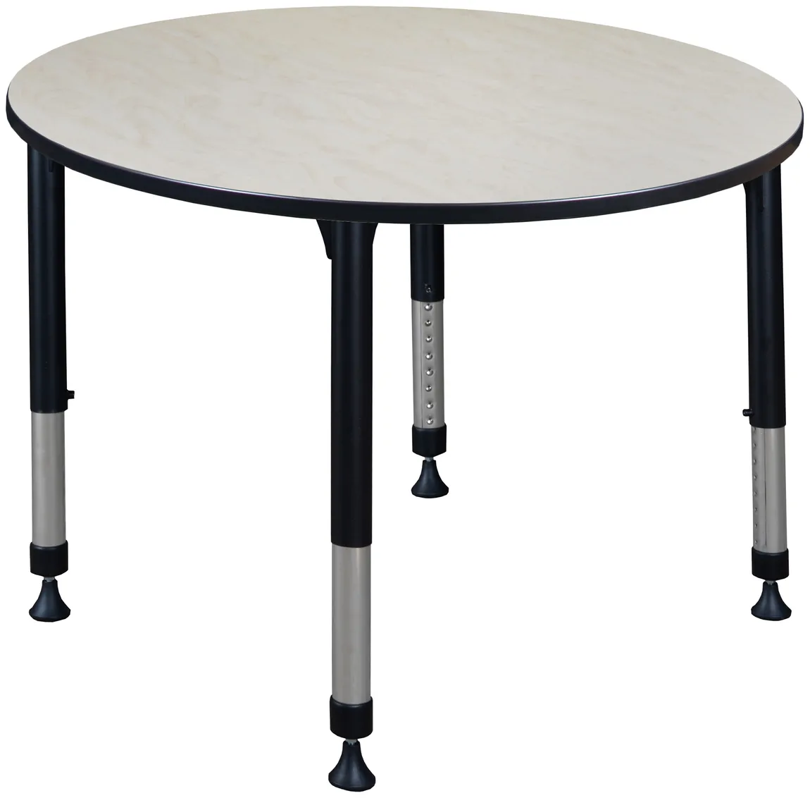 small adjustable height round student table 12