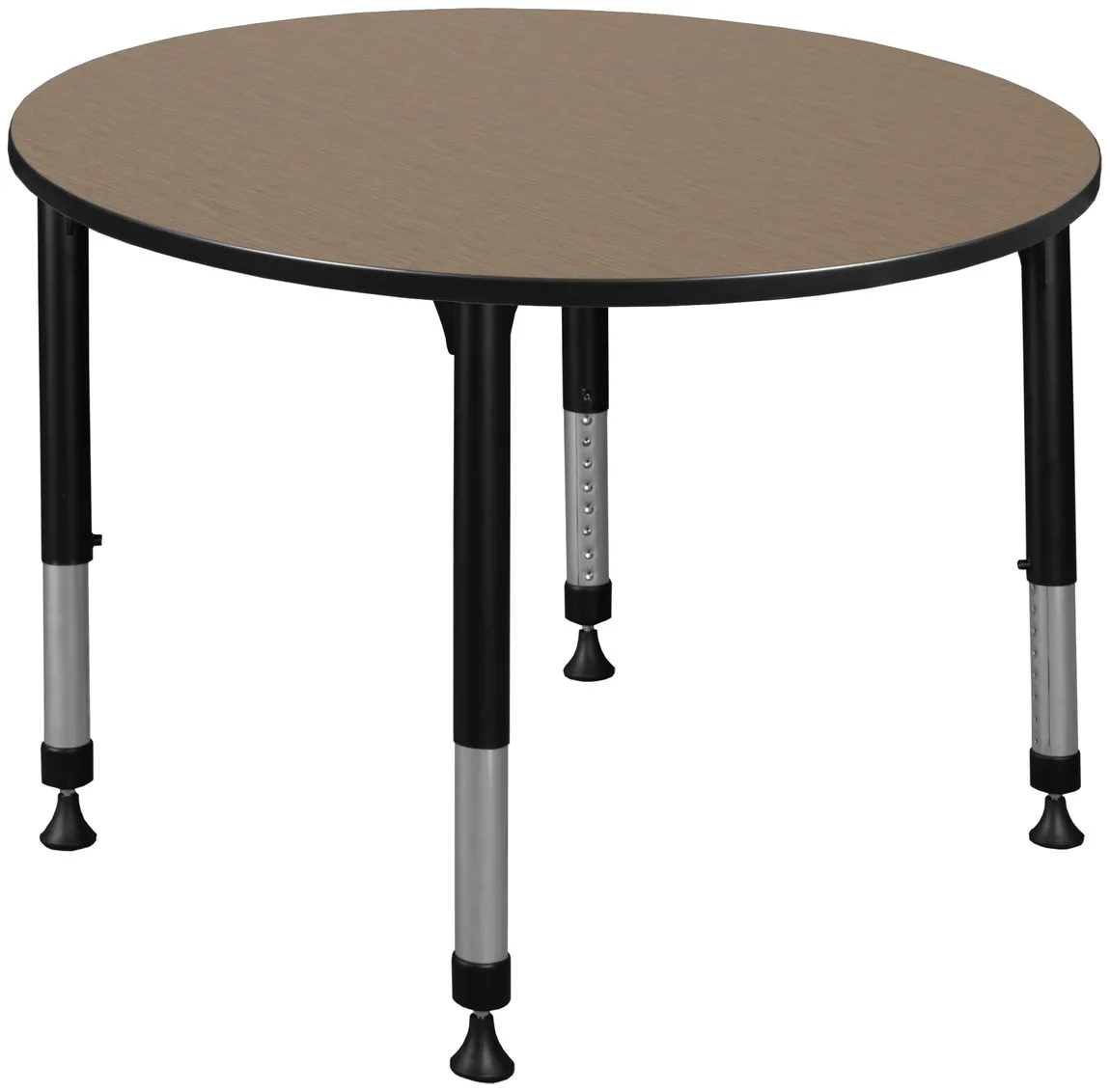 small adjustable height round student table 12