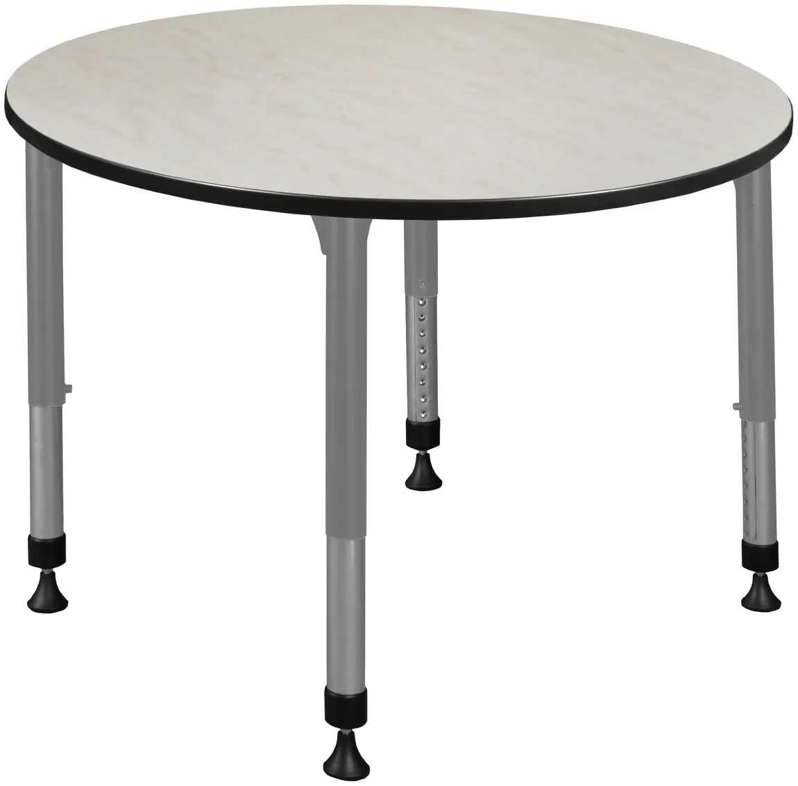 Adjustable Height Round Student Table