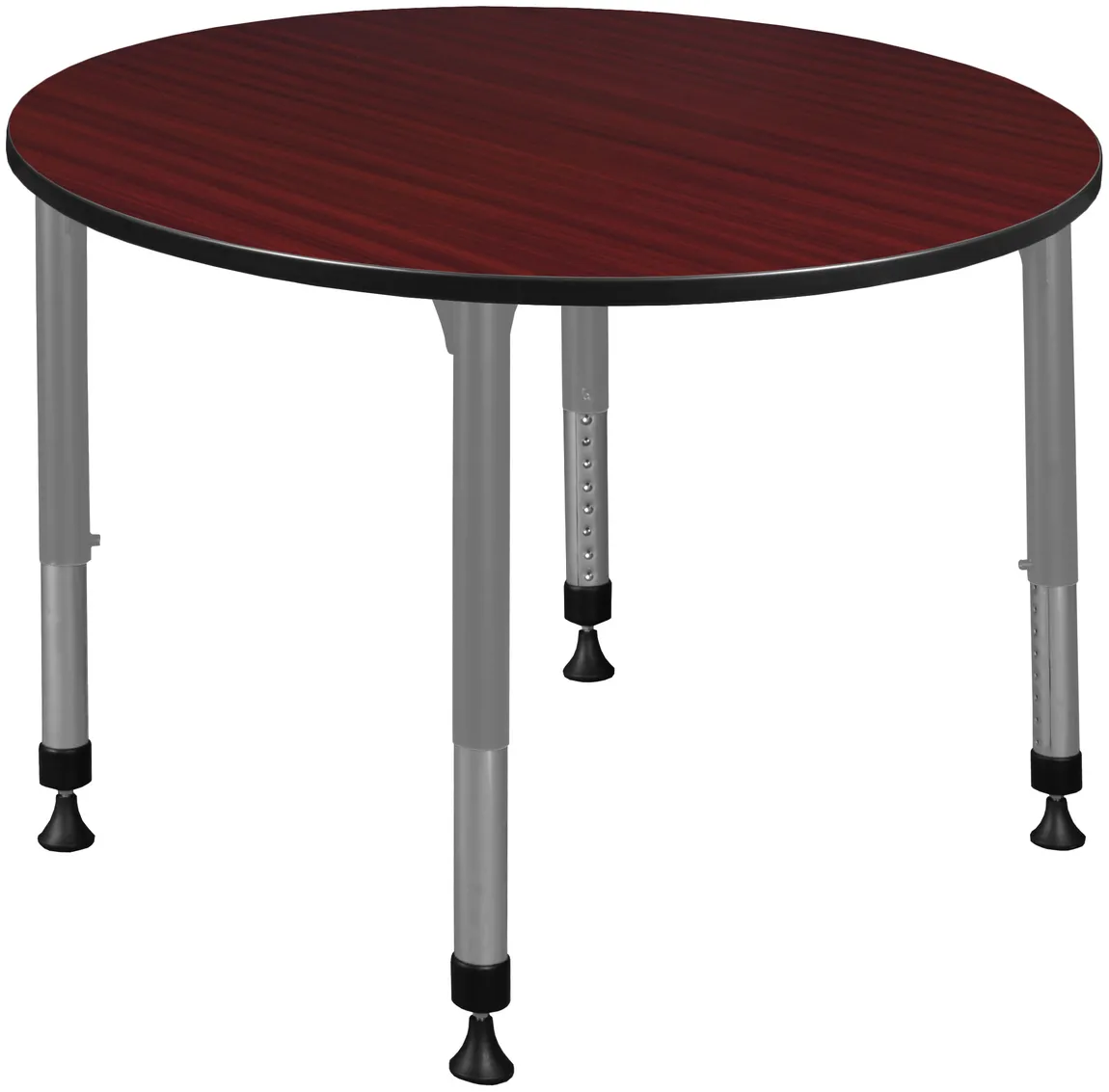small adjustable height round student table 11