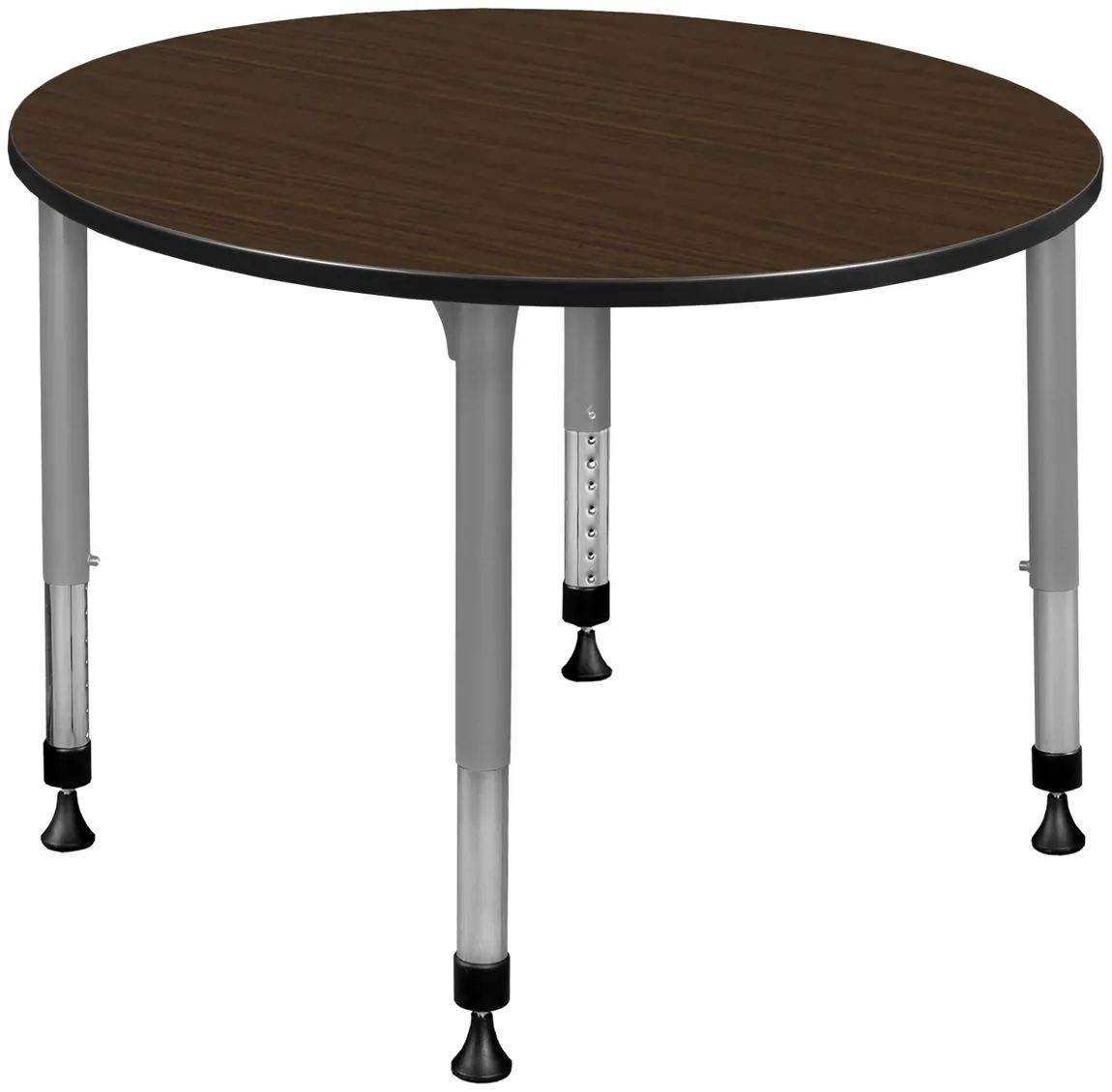 small adjustable height round student table 12