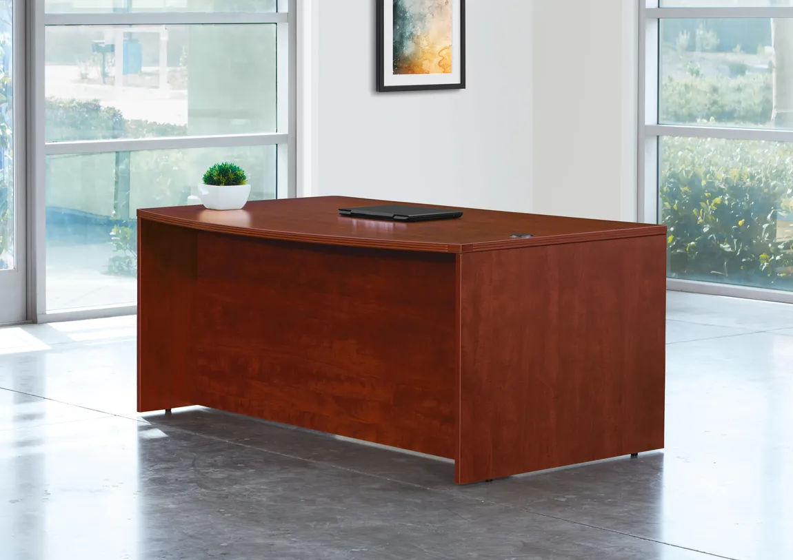 Bow Front Desk Shell