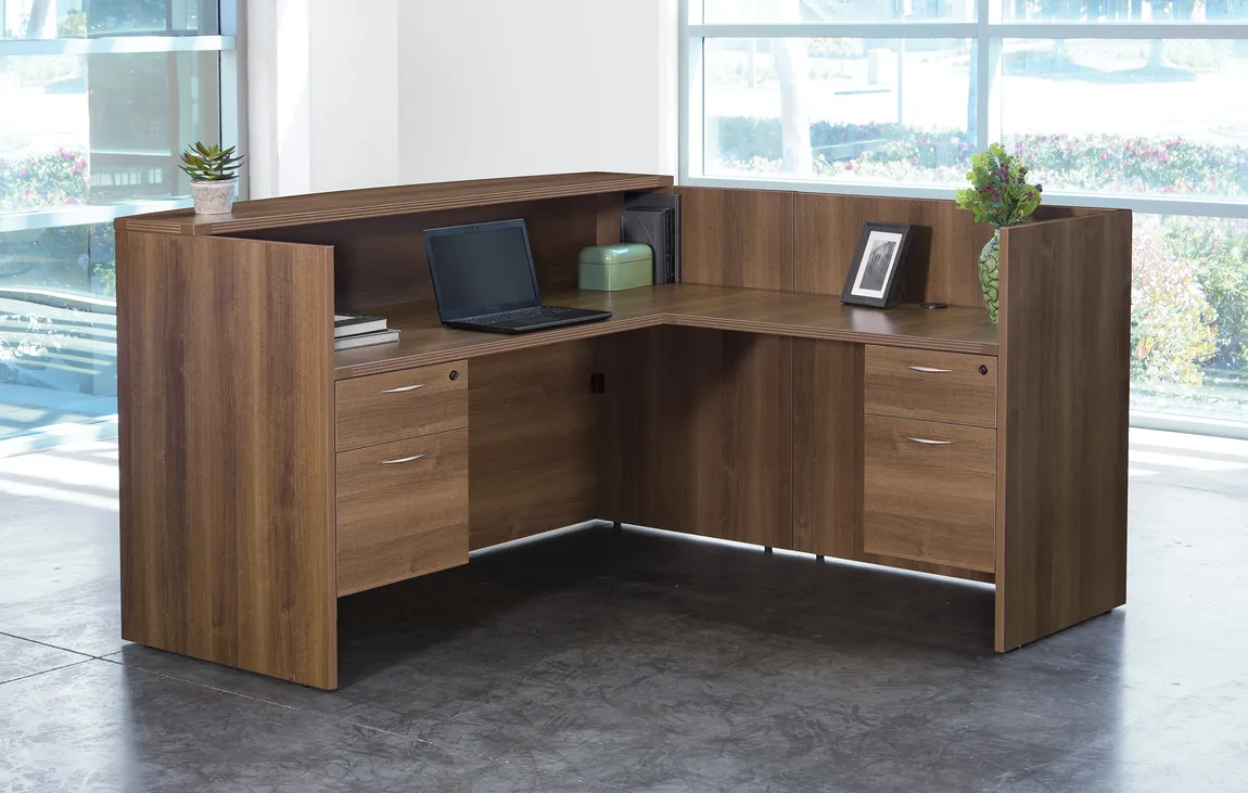 L Shaped Reception Desk