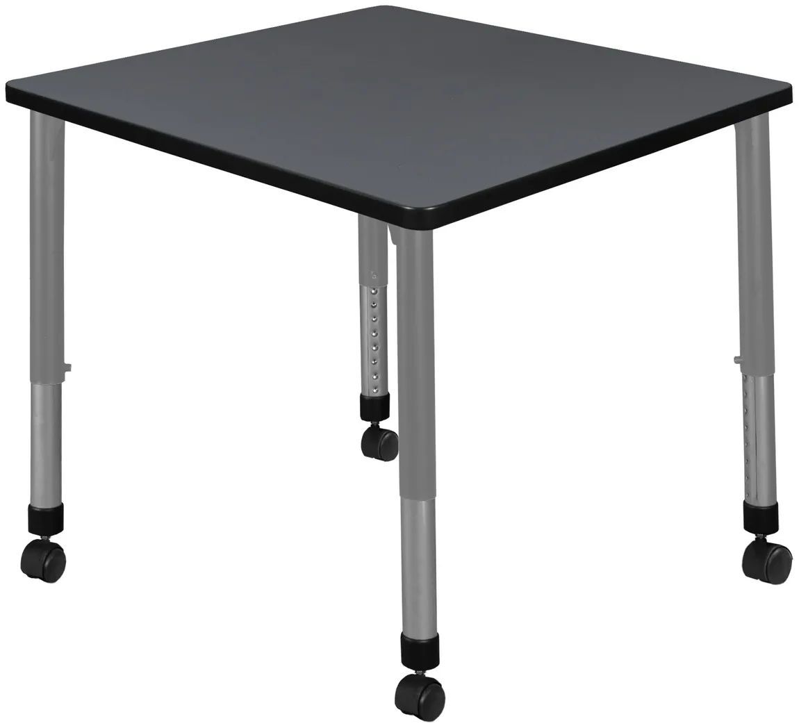 small rolling square classroom table 12