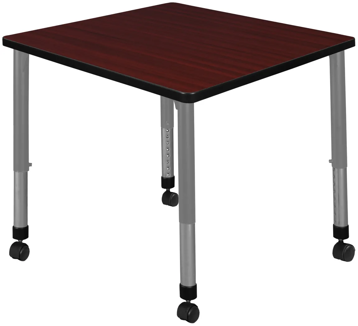 small rolling square classroom table 11