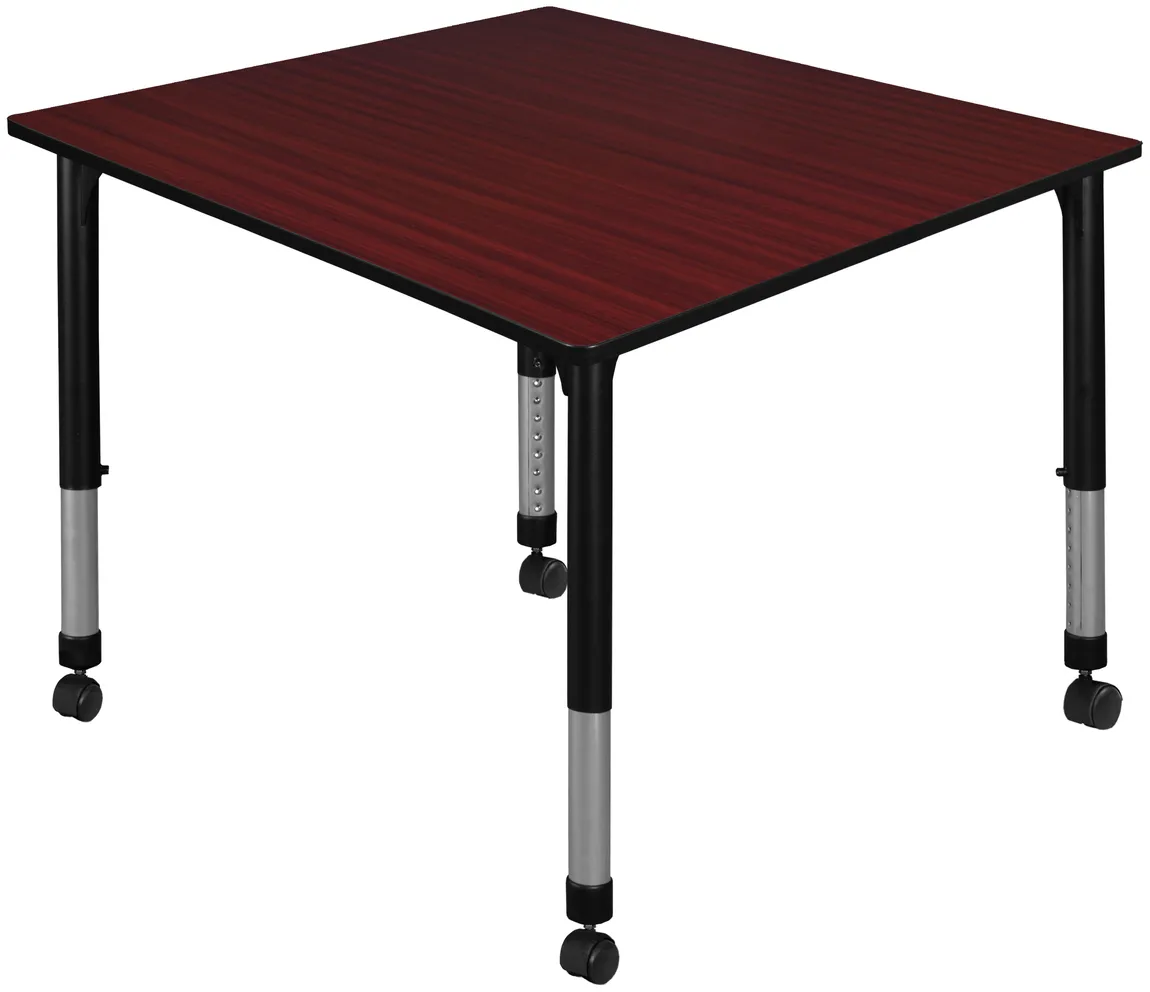 Large Adjustable Rolling Table