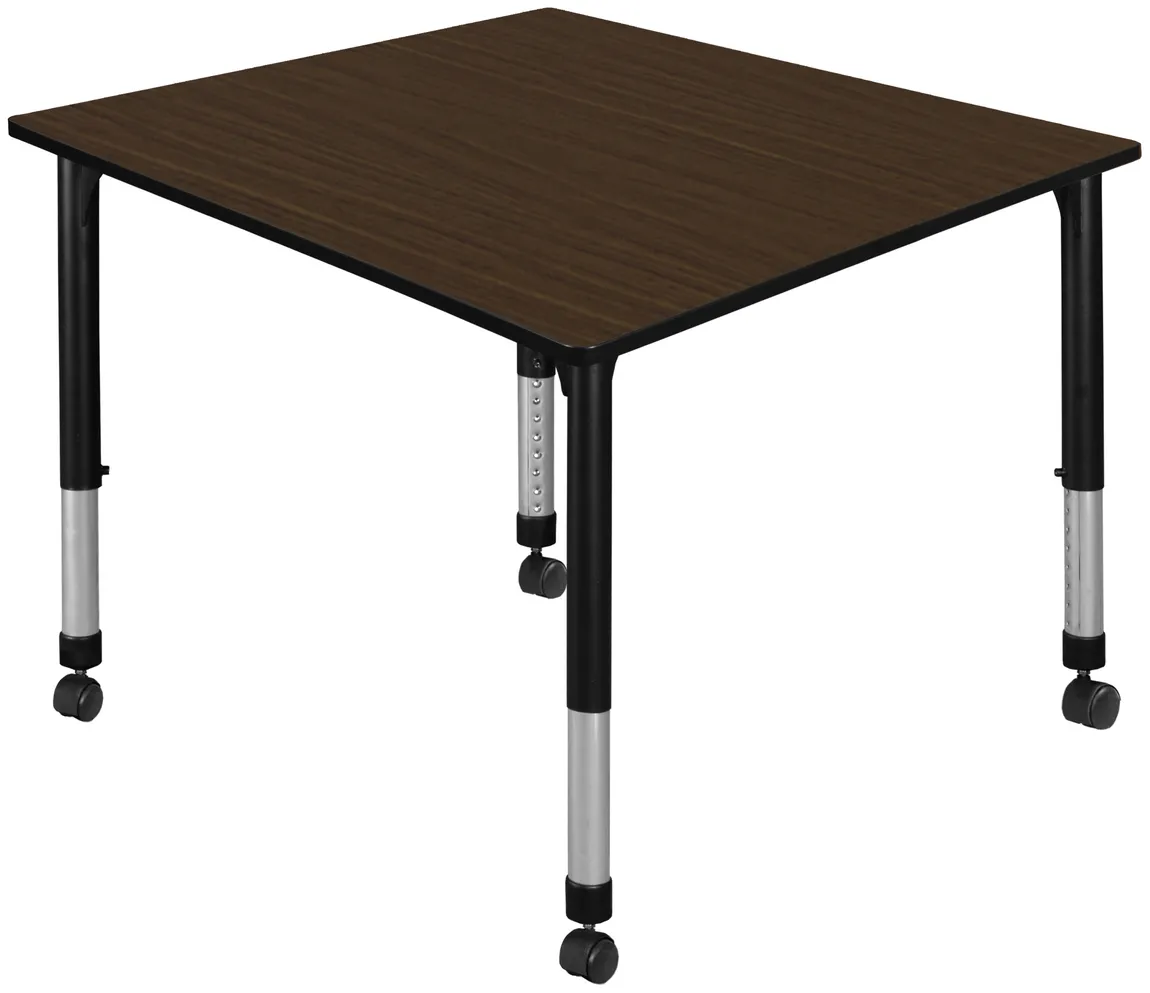 Large Adjustable Rolling Table