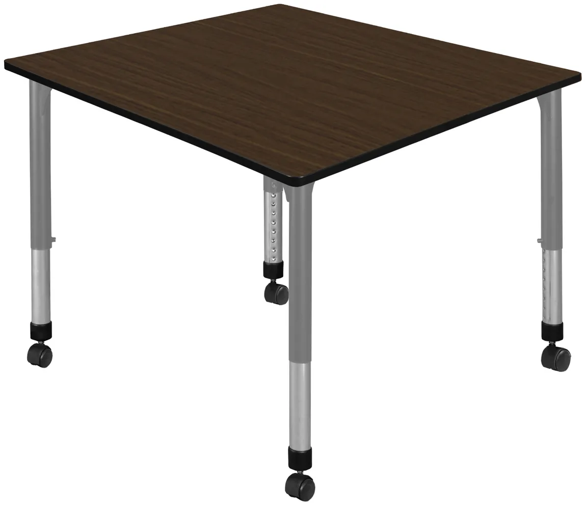 Large Adjustable Rolling Table