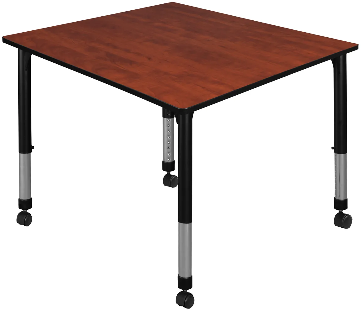 Large Adjustable Rolling Table