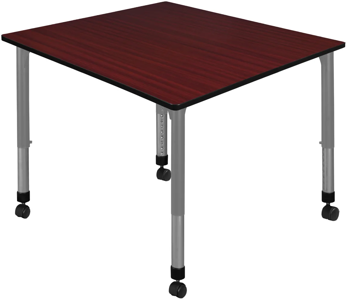 small large adjustable rolling table 12