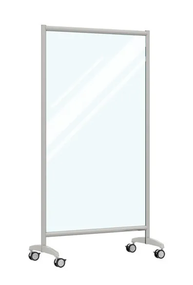 Mobile Glass Dry Erase Whiteboard