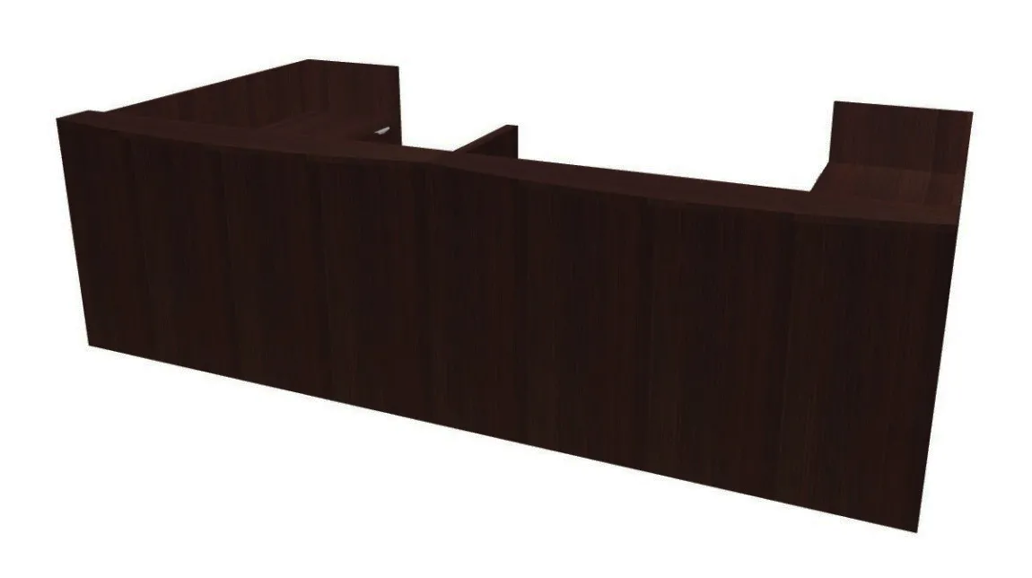 Two person reception desk