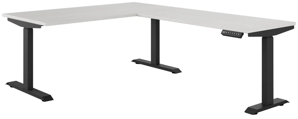 small l shape height adjustable desk 16
