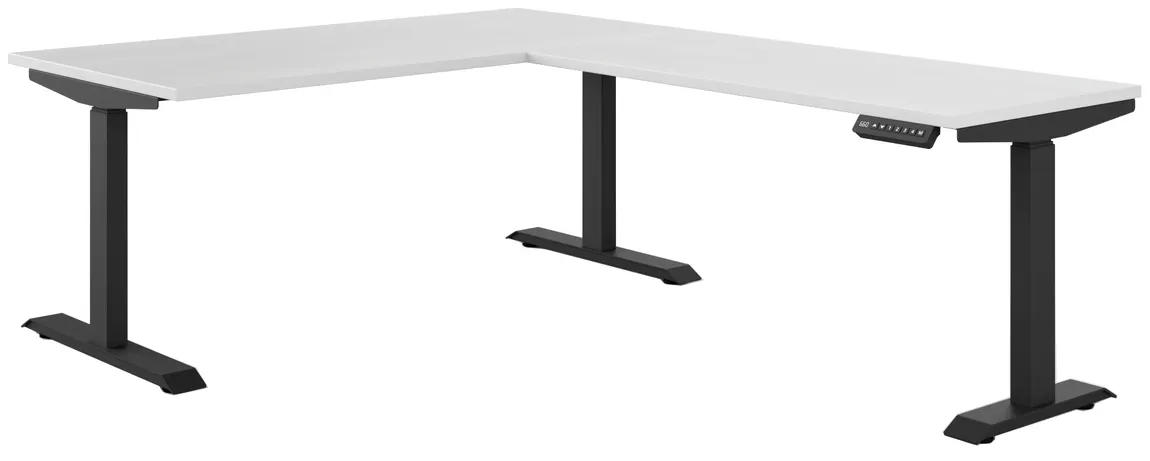 small l shape height adjustable desk 16
